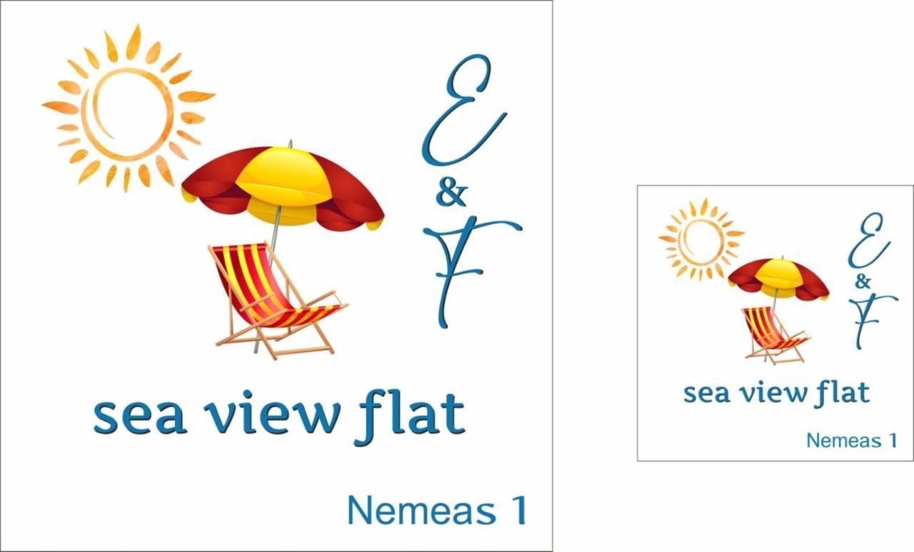 E & F Sea View Flat Apartment Nea Peramos  Ngoại thất bức ảnh